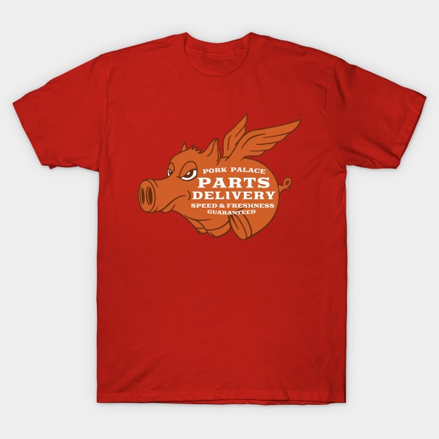 Pete's Pork Palace Delivery Service T-Shirt by Acepeezy